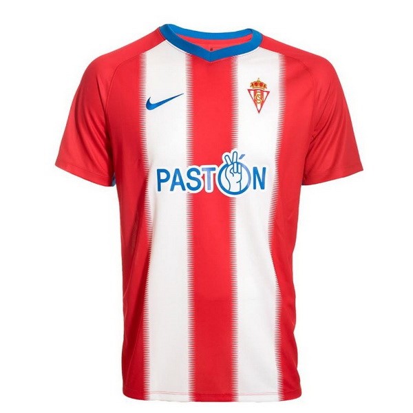 Camiseta Real Sporting de Gijón Replica Primera Ropa 2018/19 Rojo